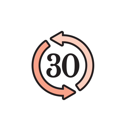 30 day returns and free exchanges