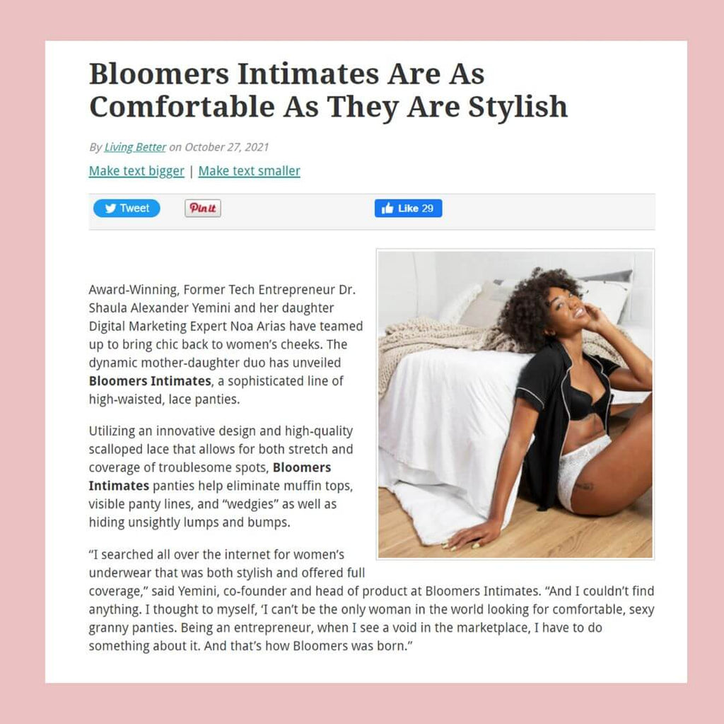 Bloomers Intimates Sexy Granny Panties Mature Panties High Rise Underwear High Waist Panties