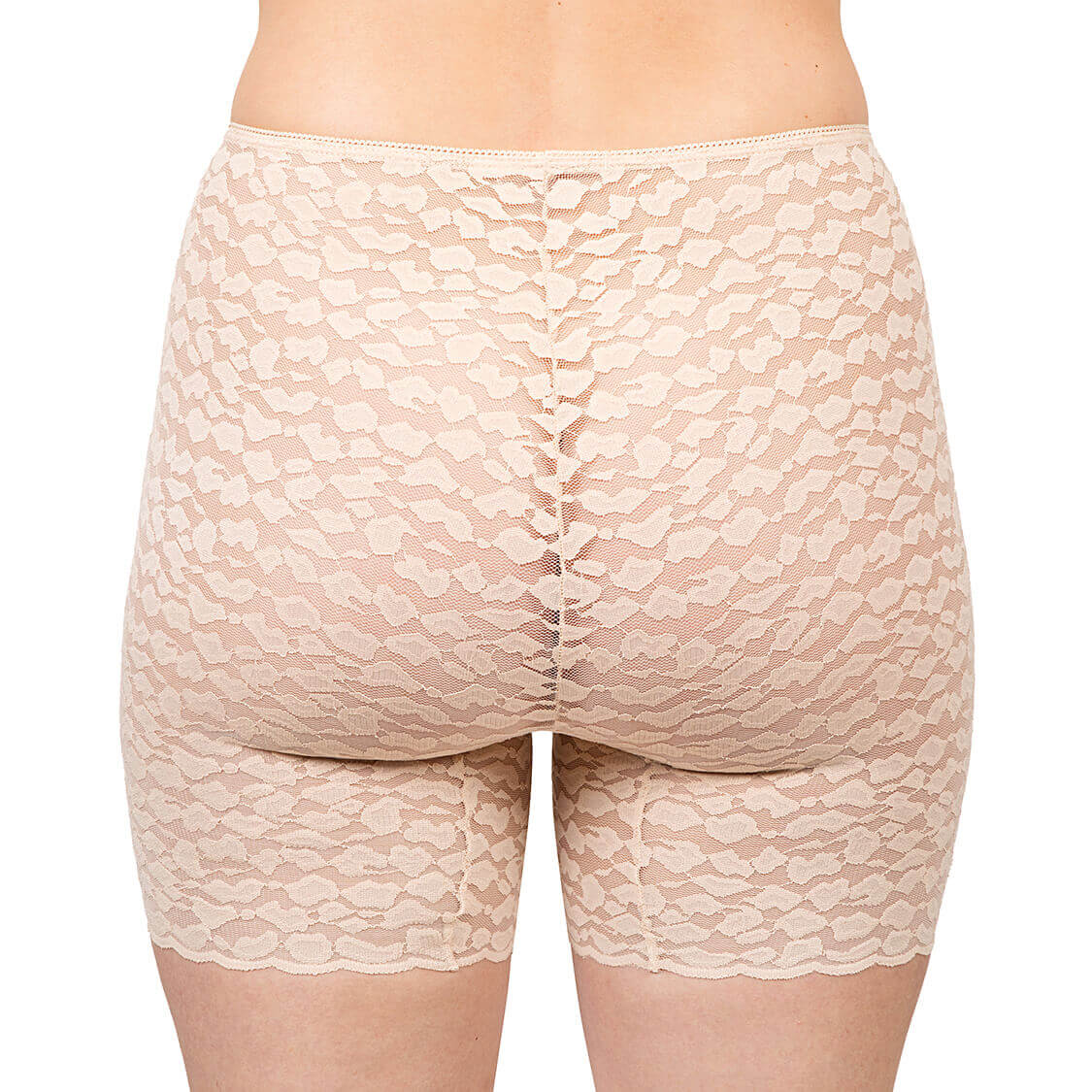 Nude lace leakproof slip shorts