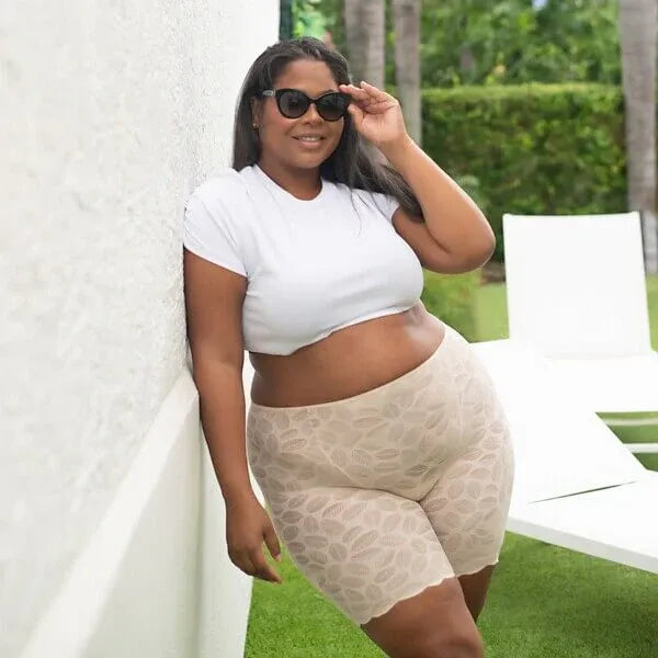 Plus size panties lace underwear