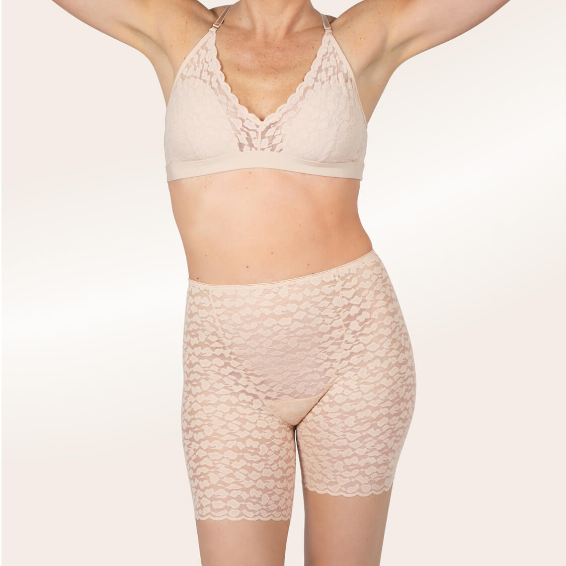 Under Dress Shorts in Beige Lace – Bloomers Intimates