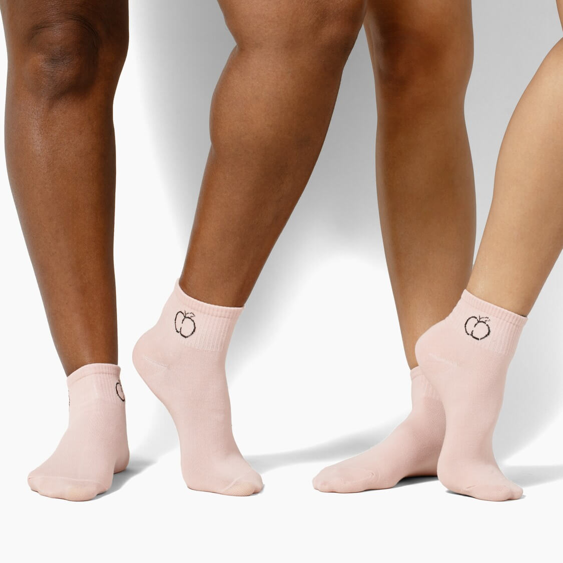 Womens pink ankle socks