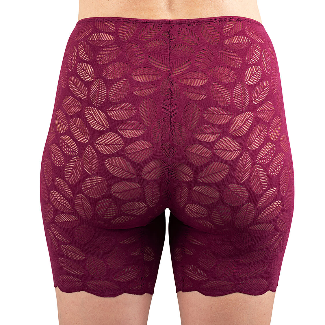 anti chafing shorts maroon lace panties