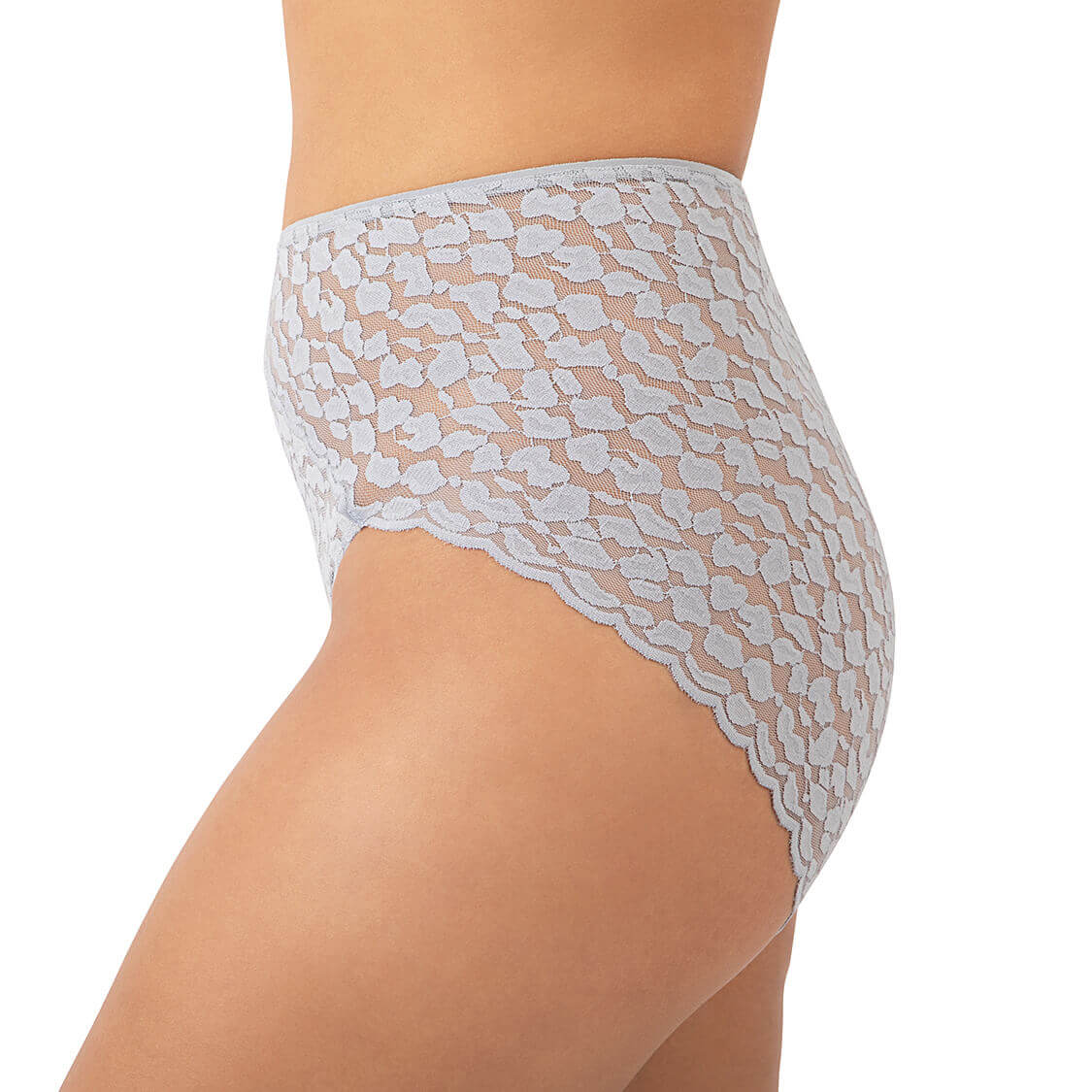 Lace undergarments in gray