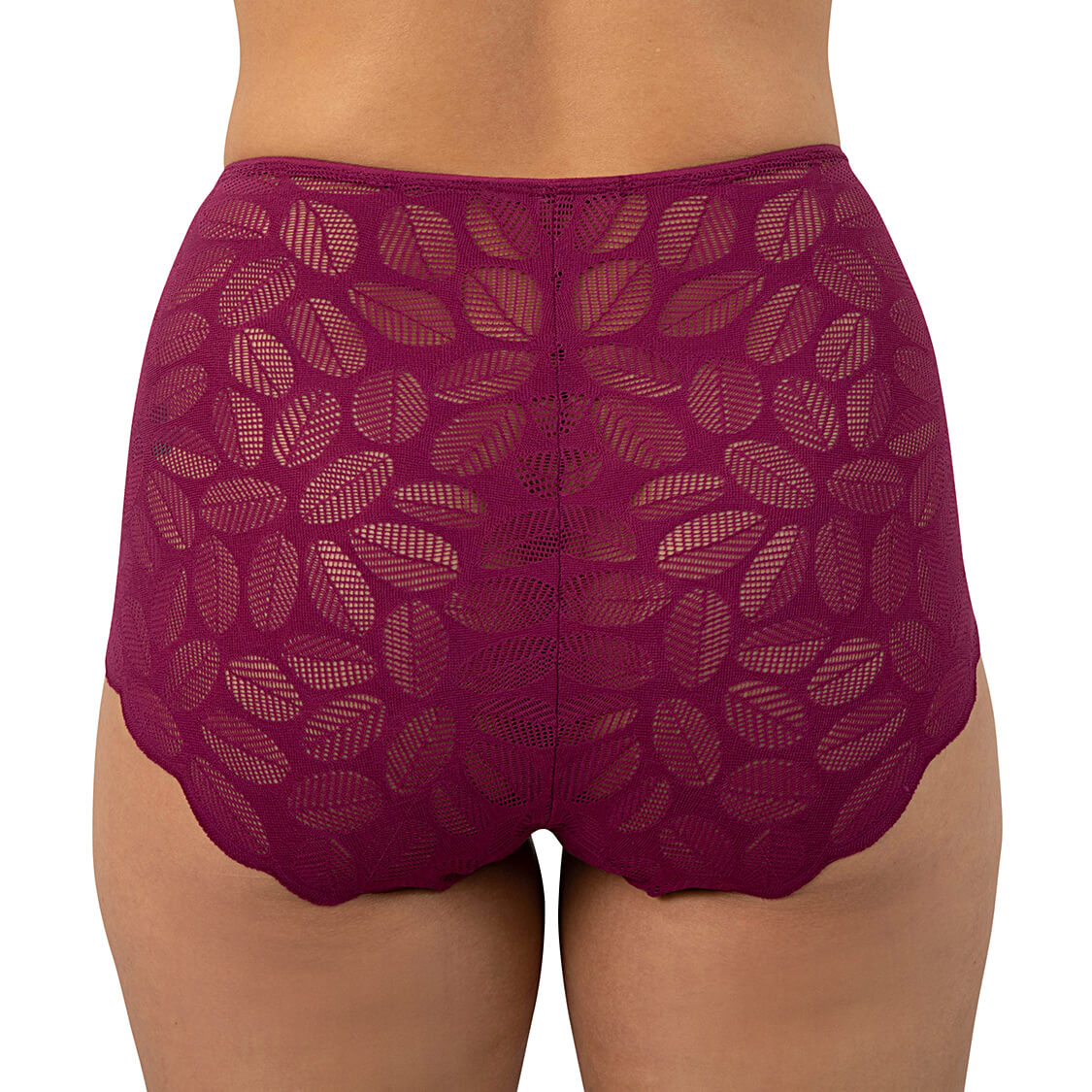 maroon lace underwear fullback panties