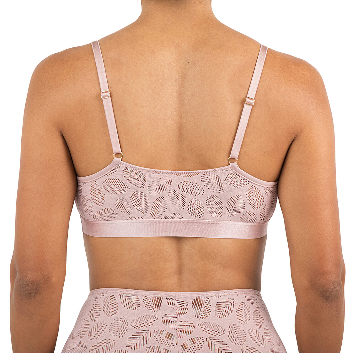 lace bralettes in pink