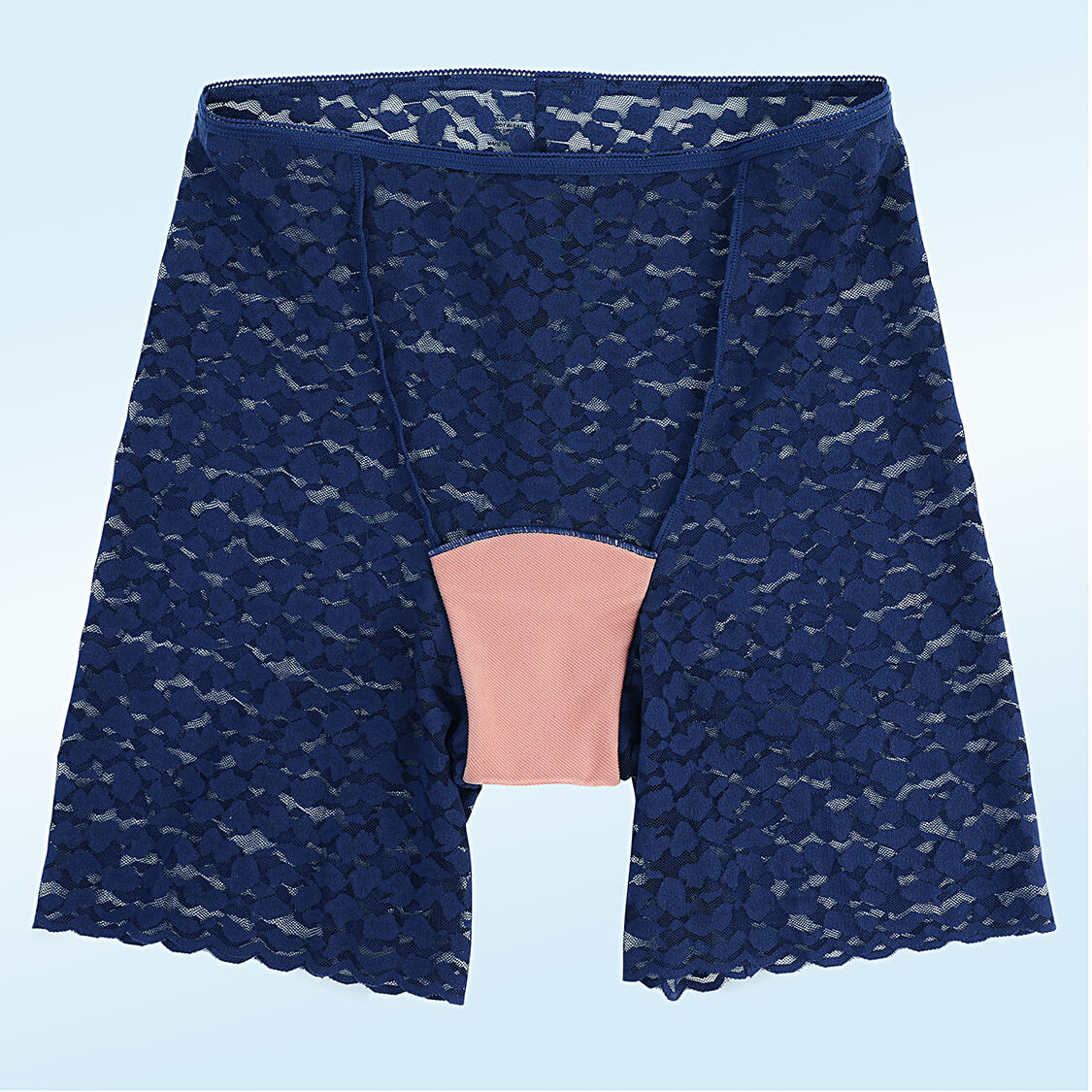 ladies leakproof undies navy lace