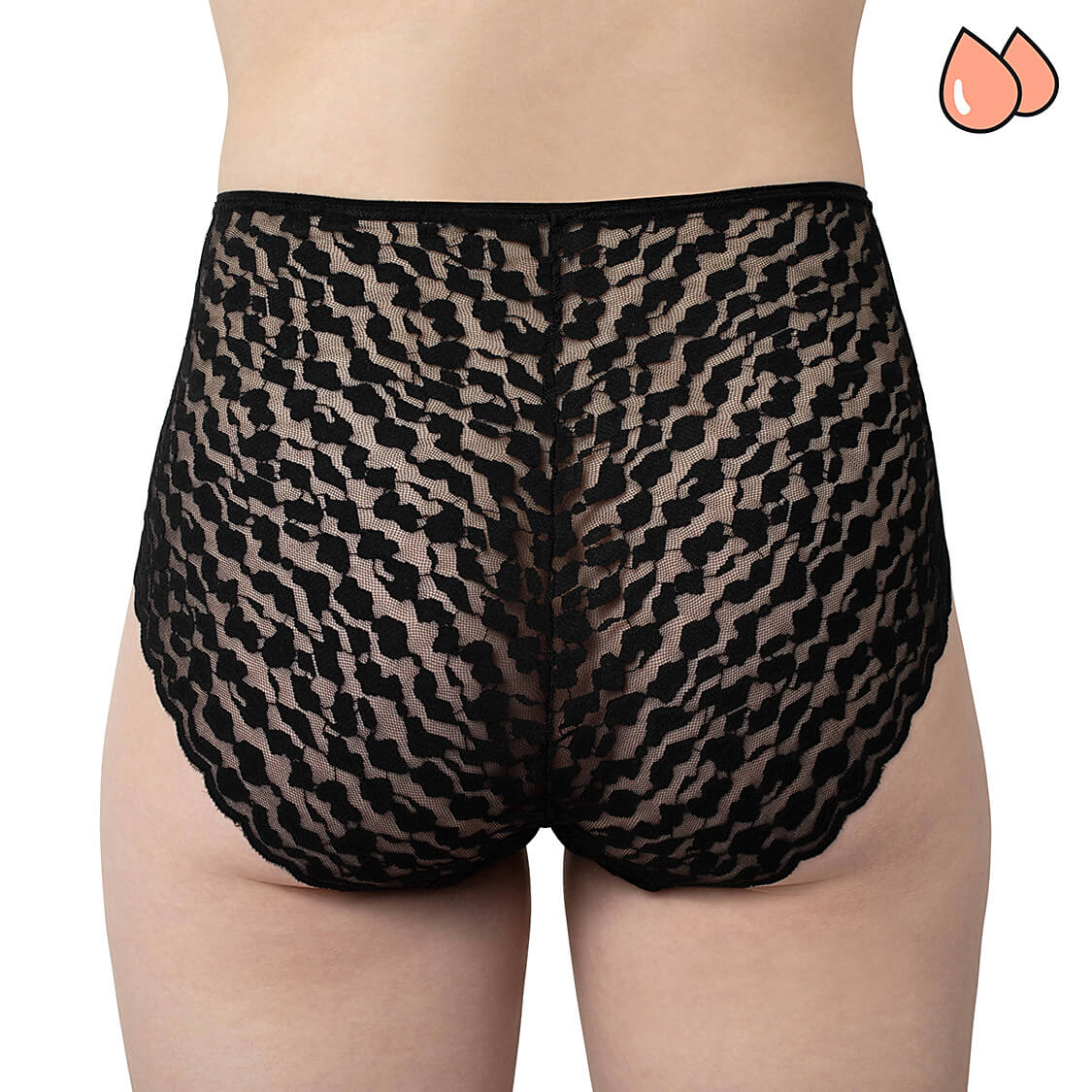 leakproof panties for women black lace underwear
