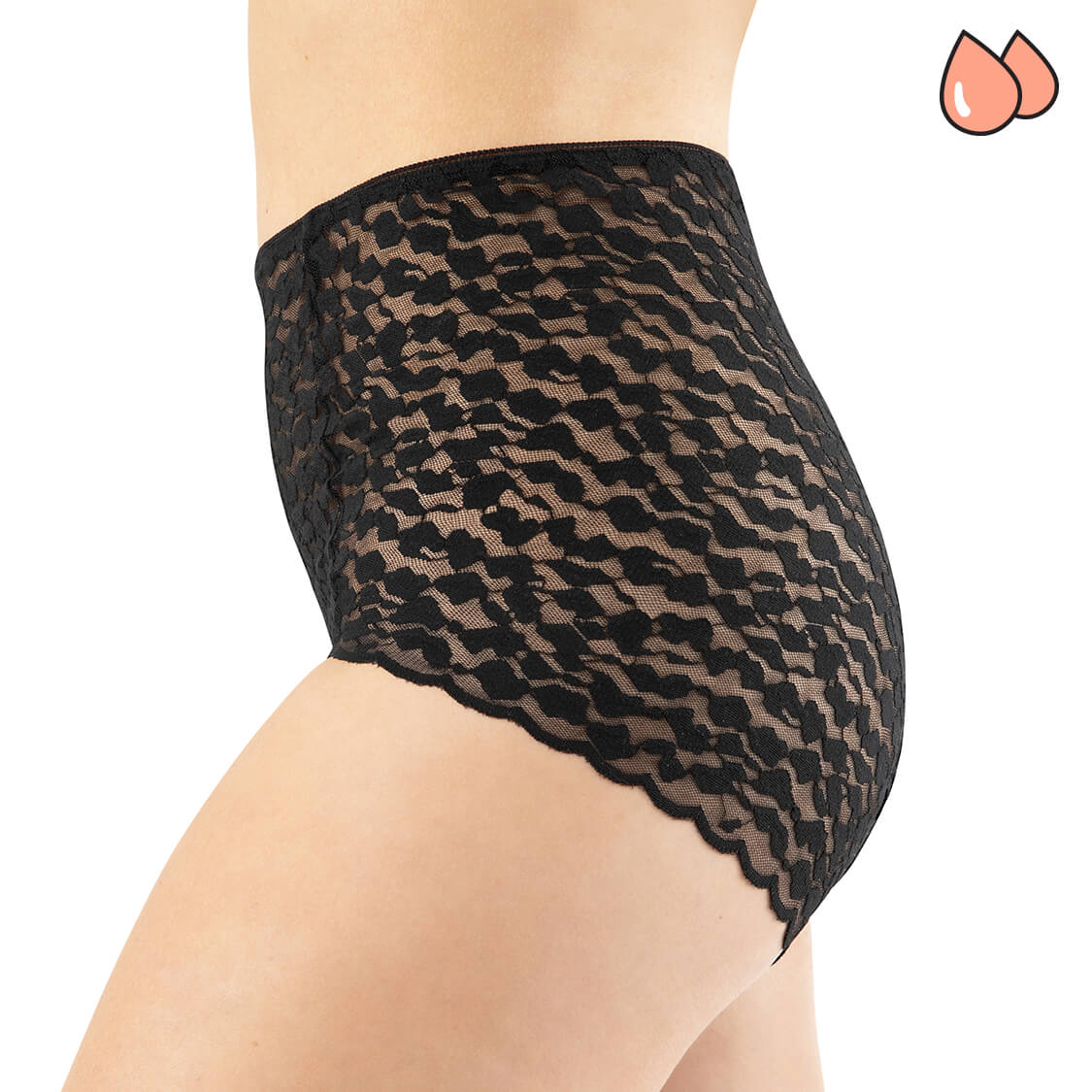 leakproof panties for women black lace lingerie