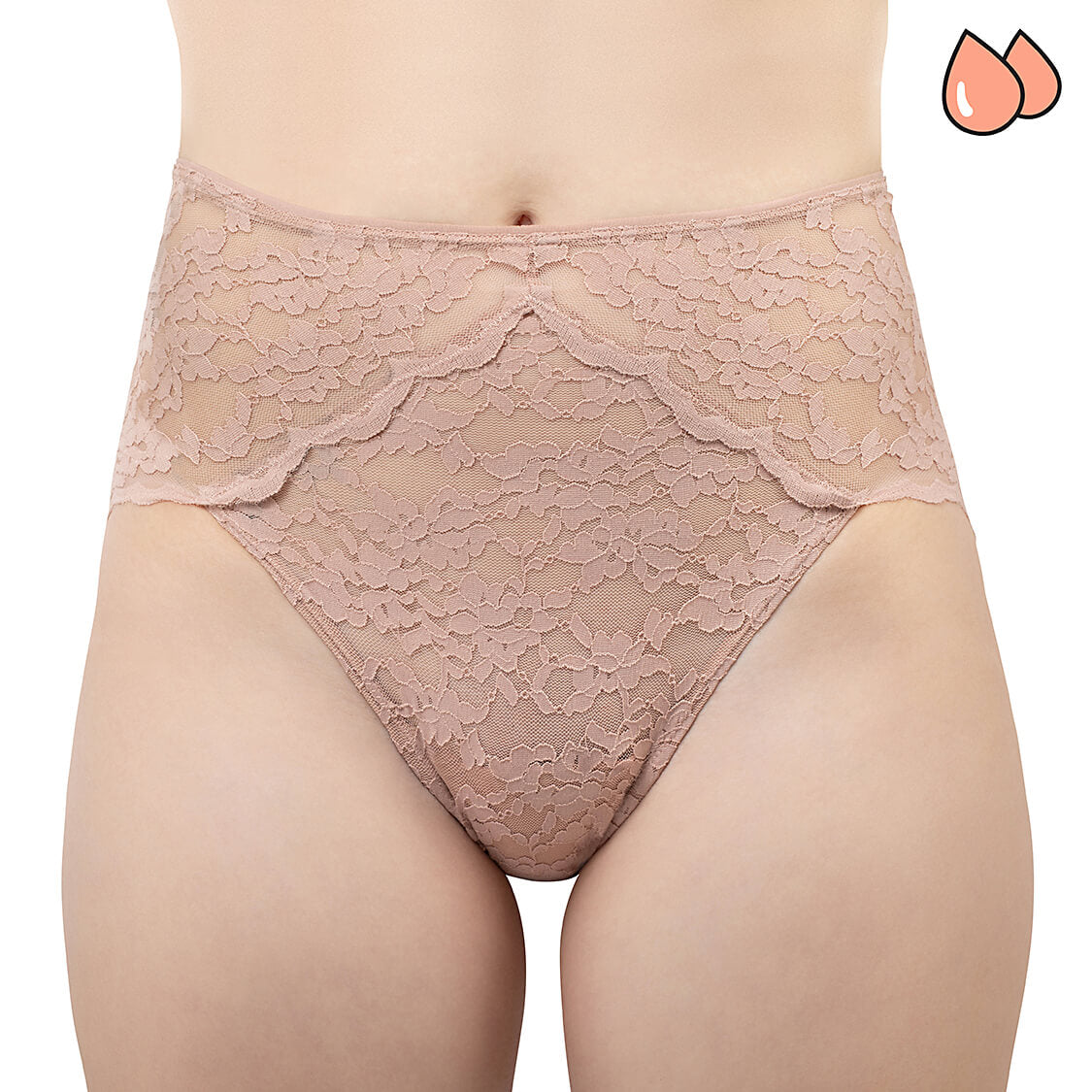 Pink lace underwear leakproof underwear for women