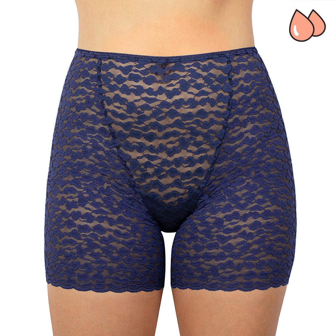 leakproof underwear for women navy lace