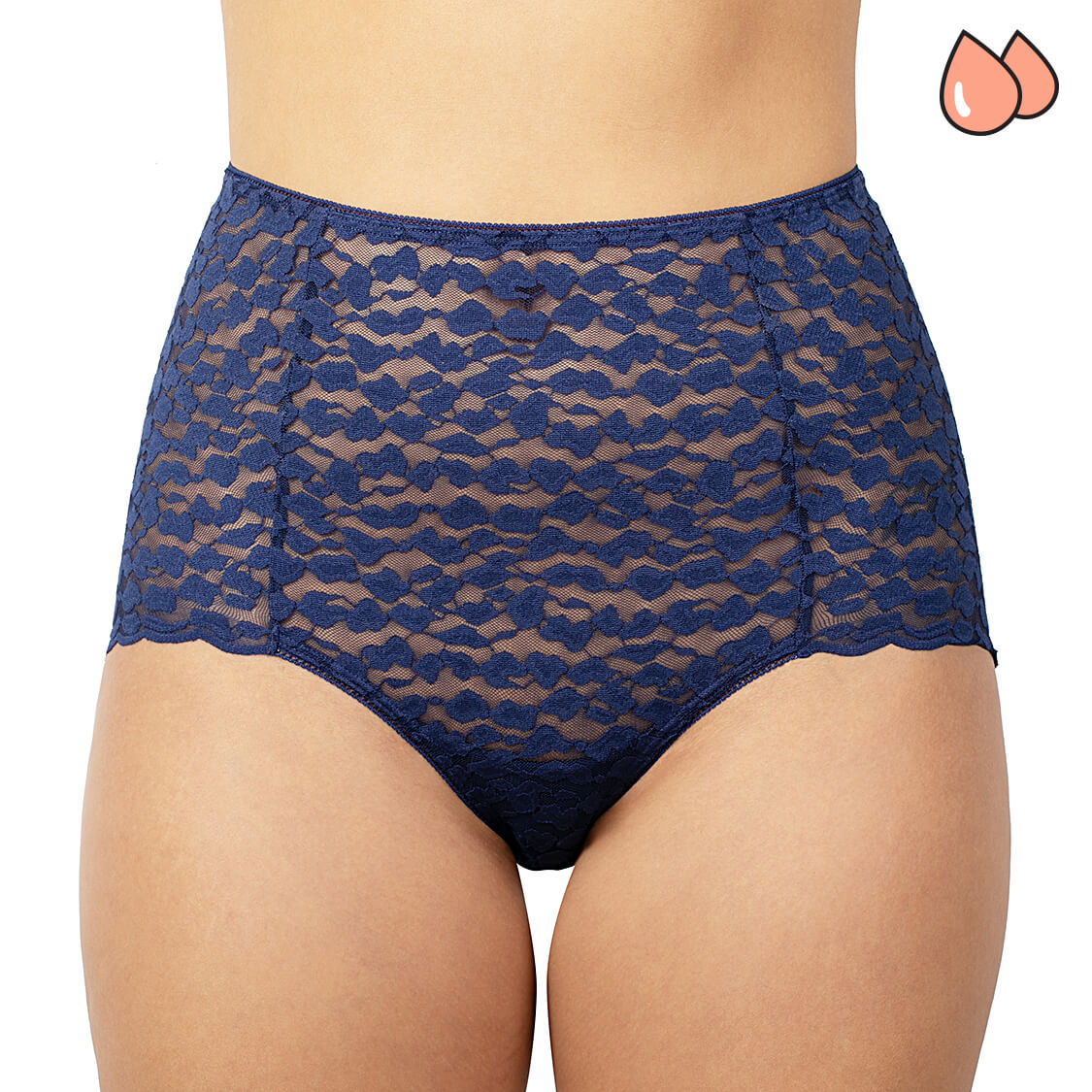 moisture wicking undergarments navy lace