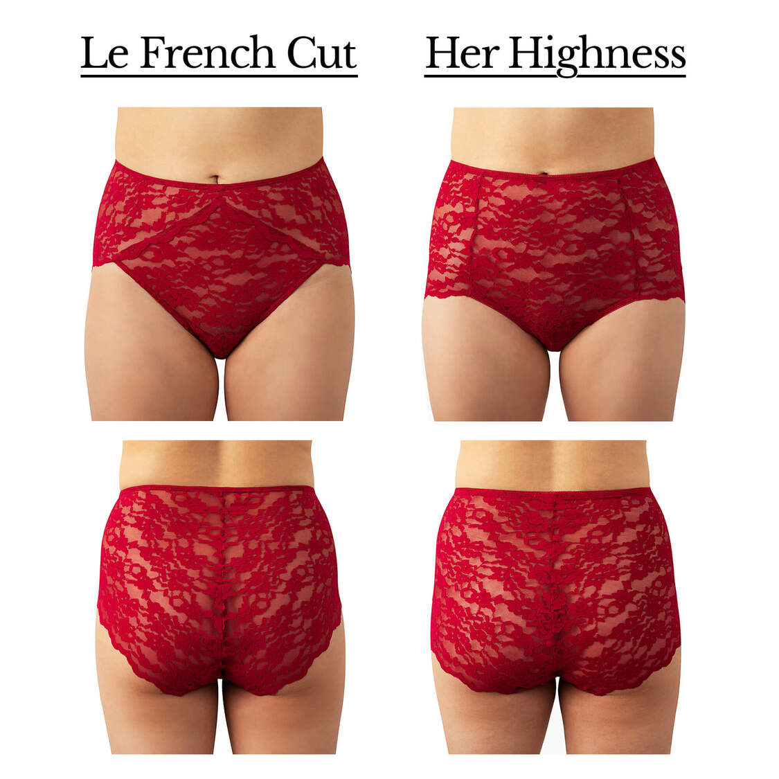 red lingerie lace