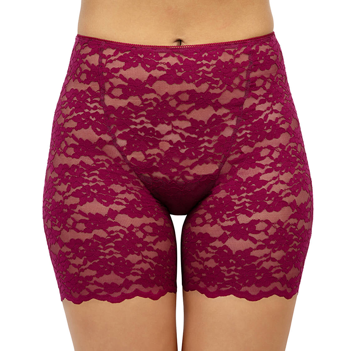 slip shorts for under dresses maroon