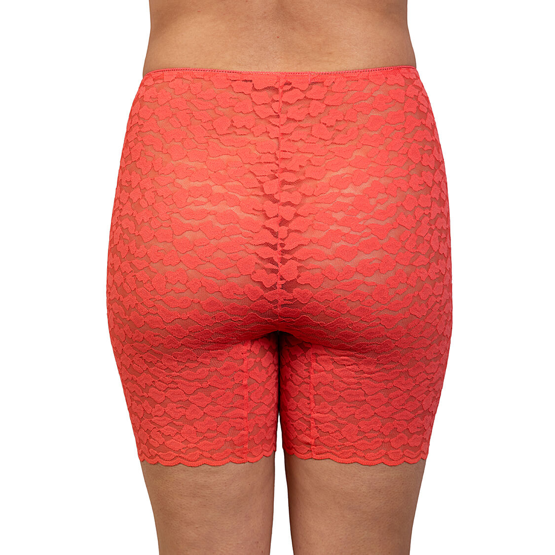Under Dress Shorts in Coral Lace  Bloomers Intimates