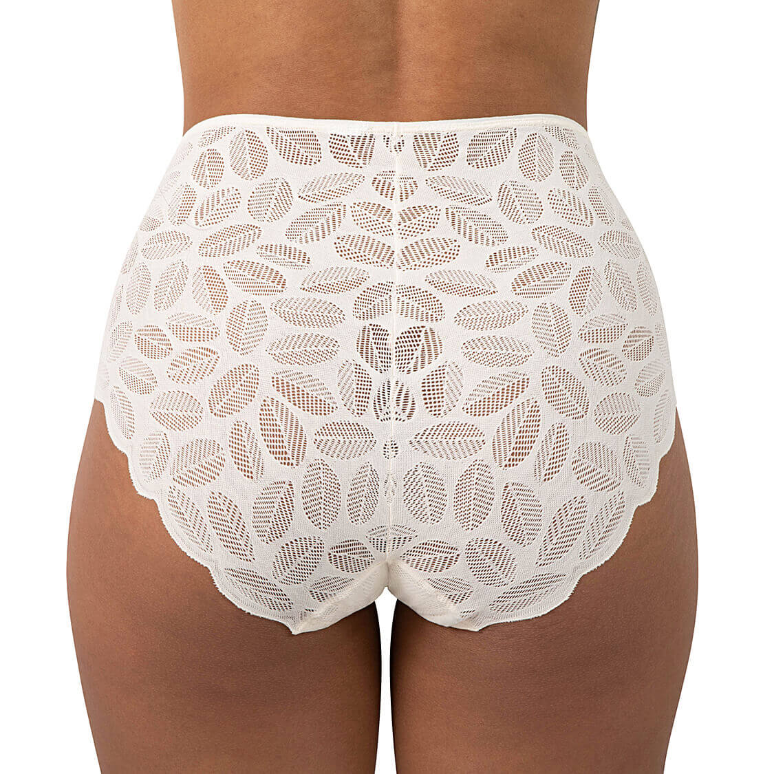 white bridal lingerie french cut briefs