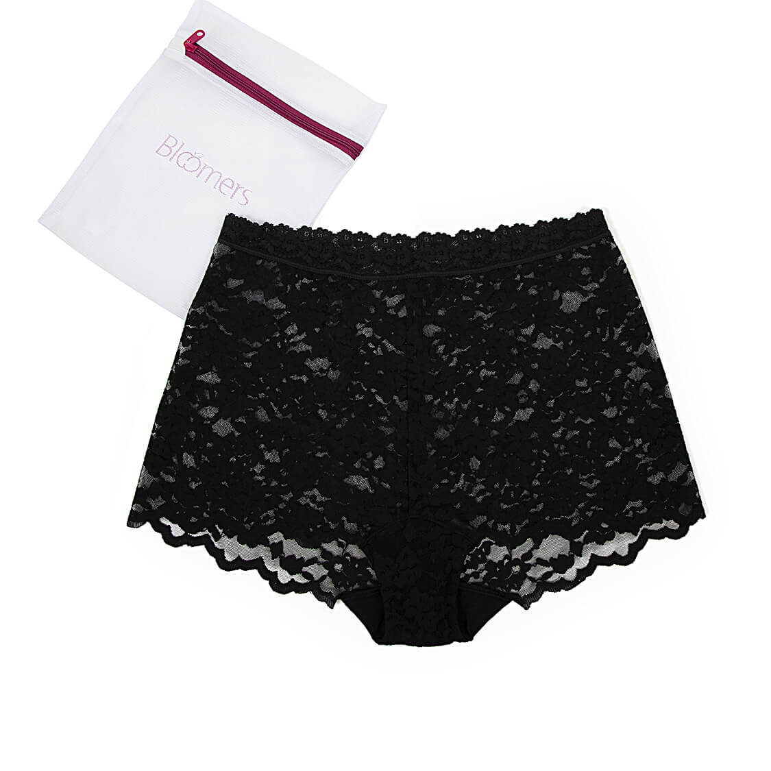 High Waist Lace Womens Boyshort Underwear