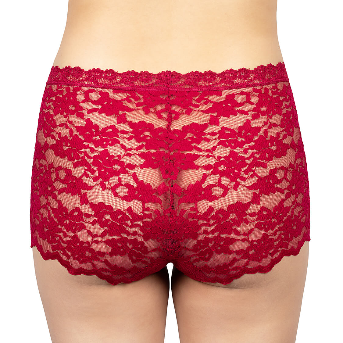 High Waist Lace Boyshorts