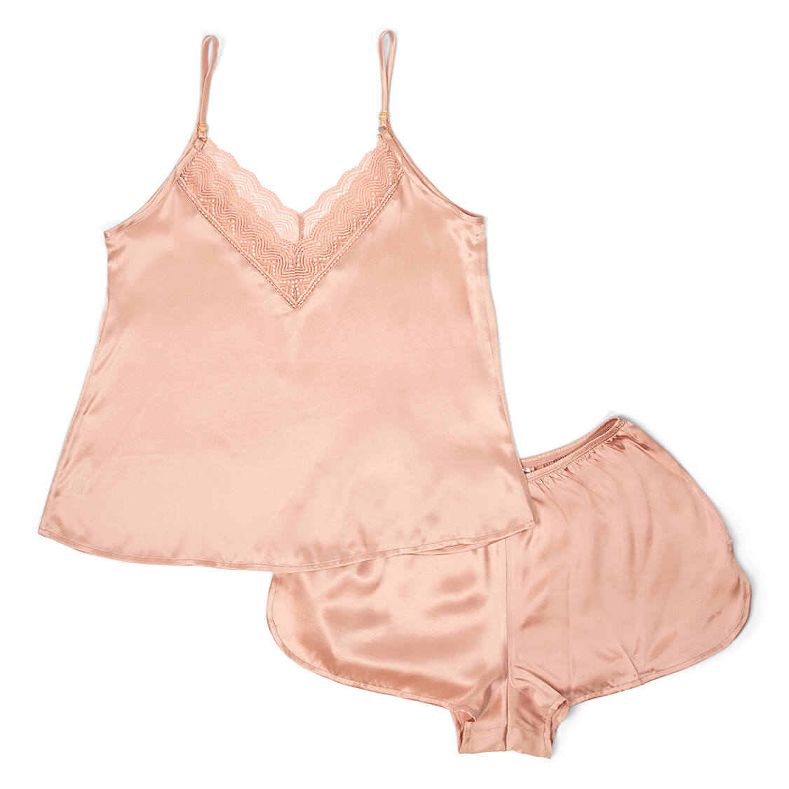 silk pajama set woman