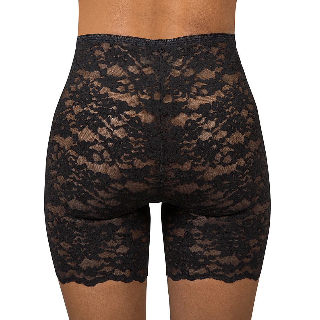 Black lace moisture wicking underwear