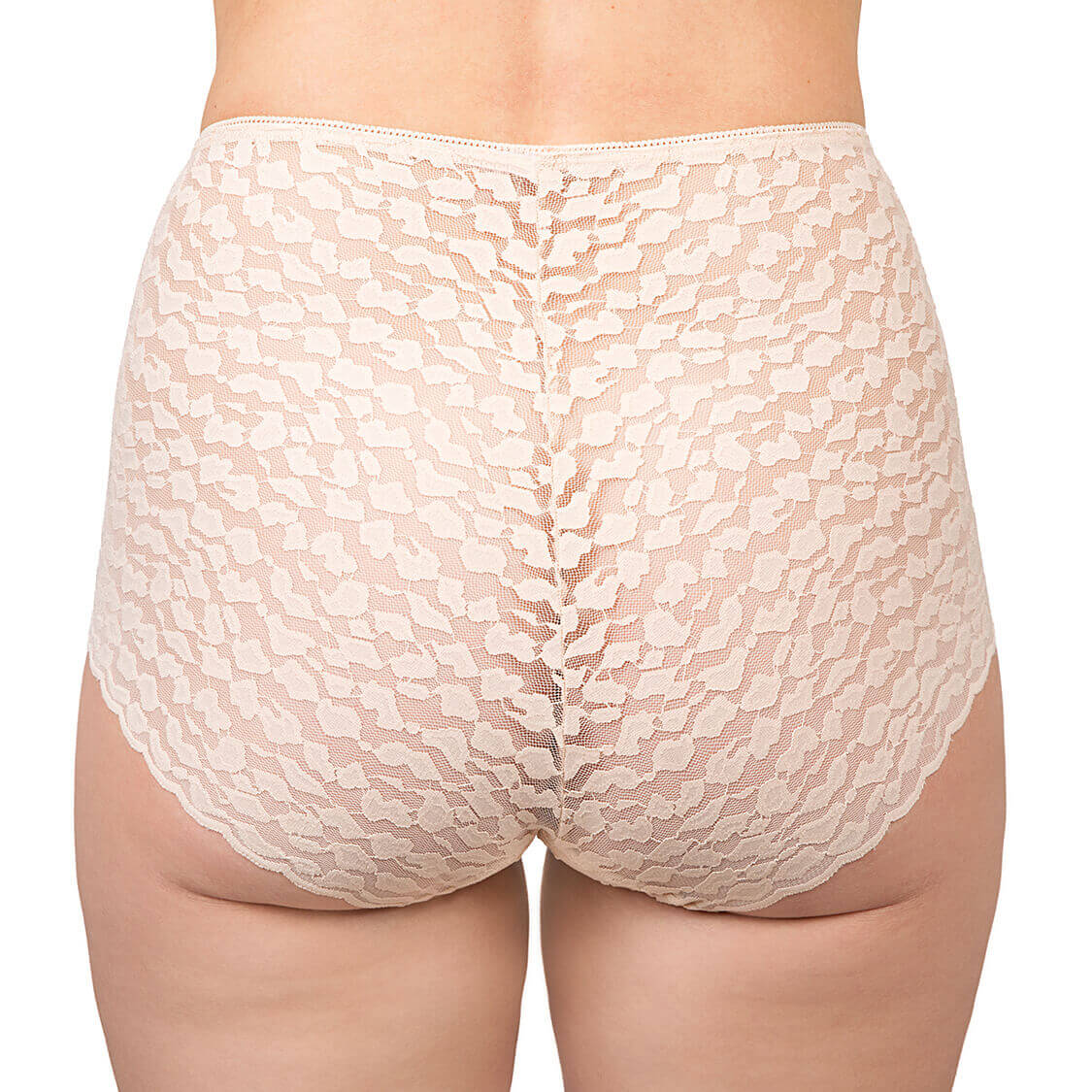 Nude lace leakproof knickers