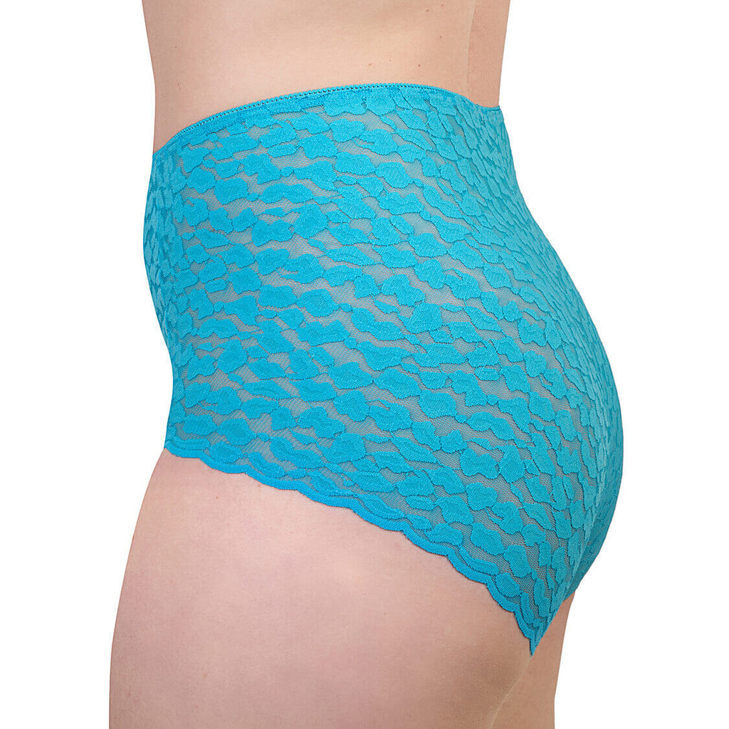 lace panties turquoise