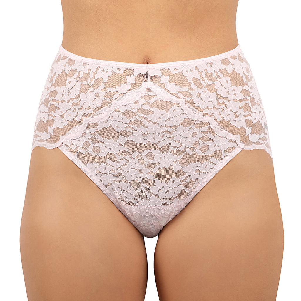 french cut underwear pink lace panties