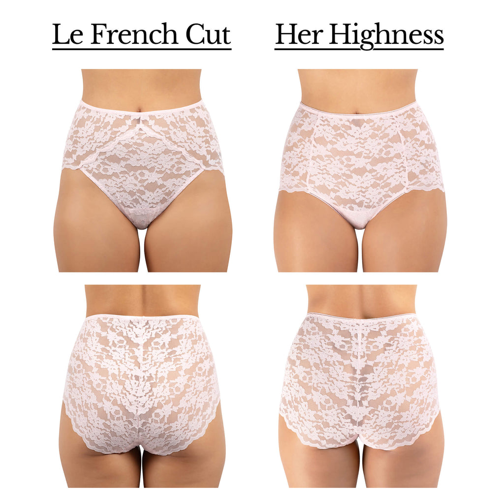 lace underwear french cut undies