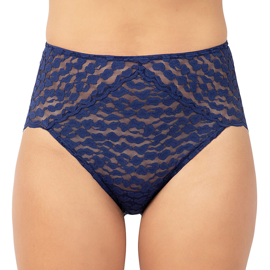 lace underwear navy