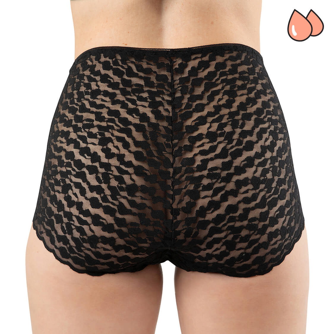 leakproof panties black lace underwear