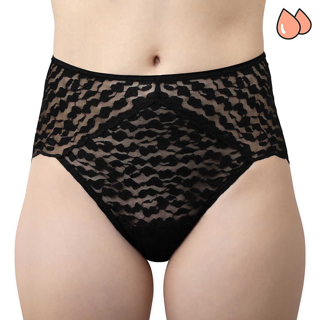 leakproof panties for women black lace underwear