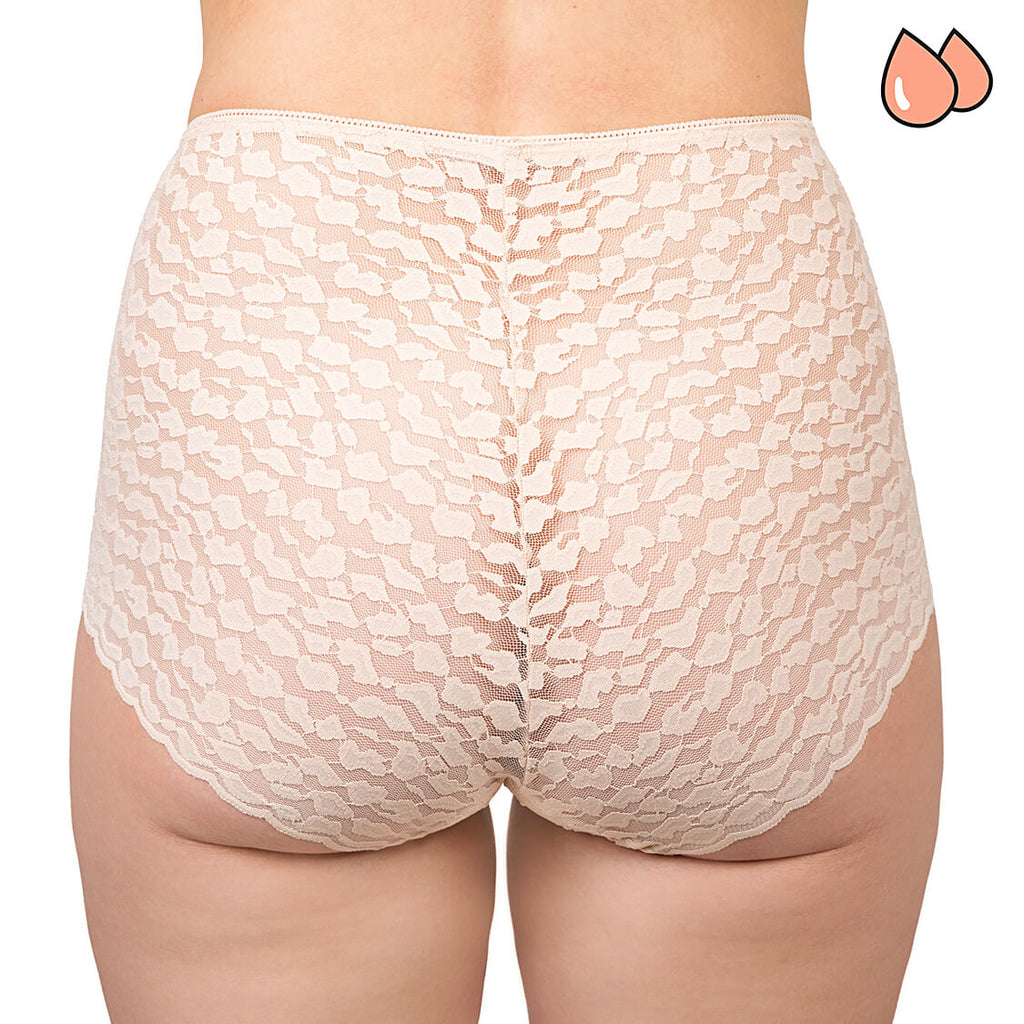 IROINNID Bloomers Underwear For Women Below Hip Chiffon Anti-exposure  Outside Loose Flower Breathable Solid Color Panties