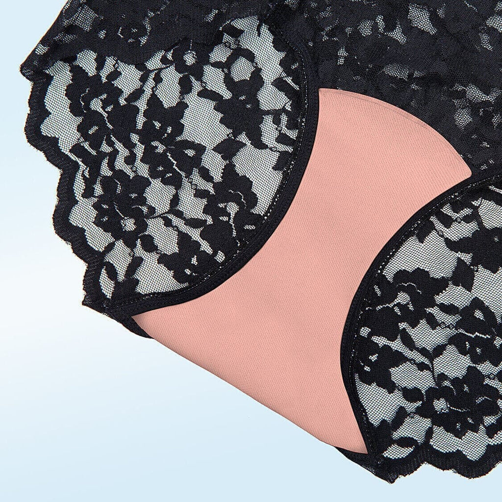 High Waist Leakproof Underwear for Women in Black | Bloomers Intimates