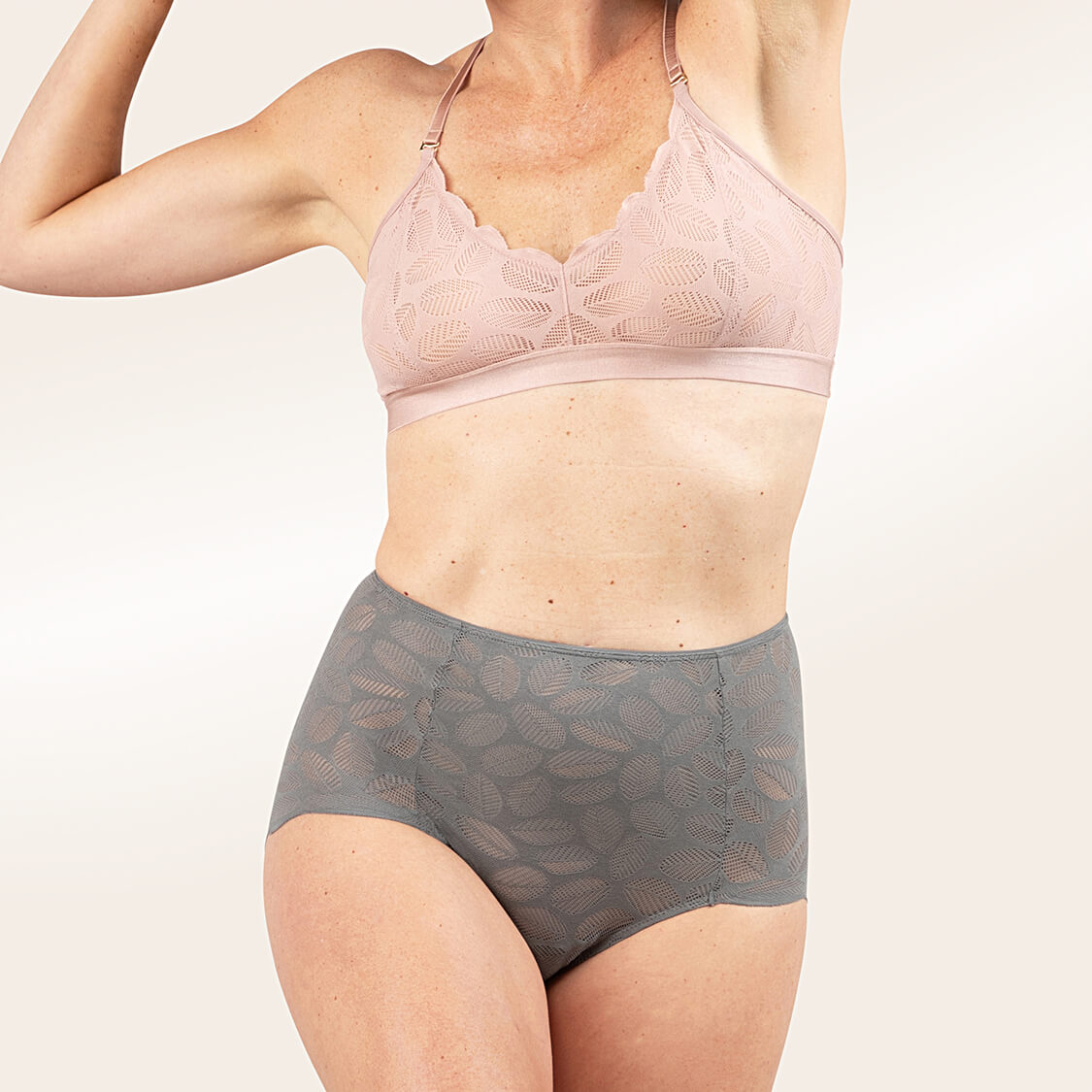 panties and lace gray underwear
