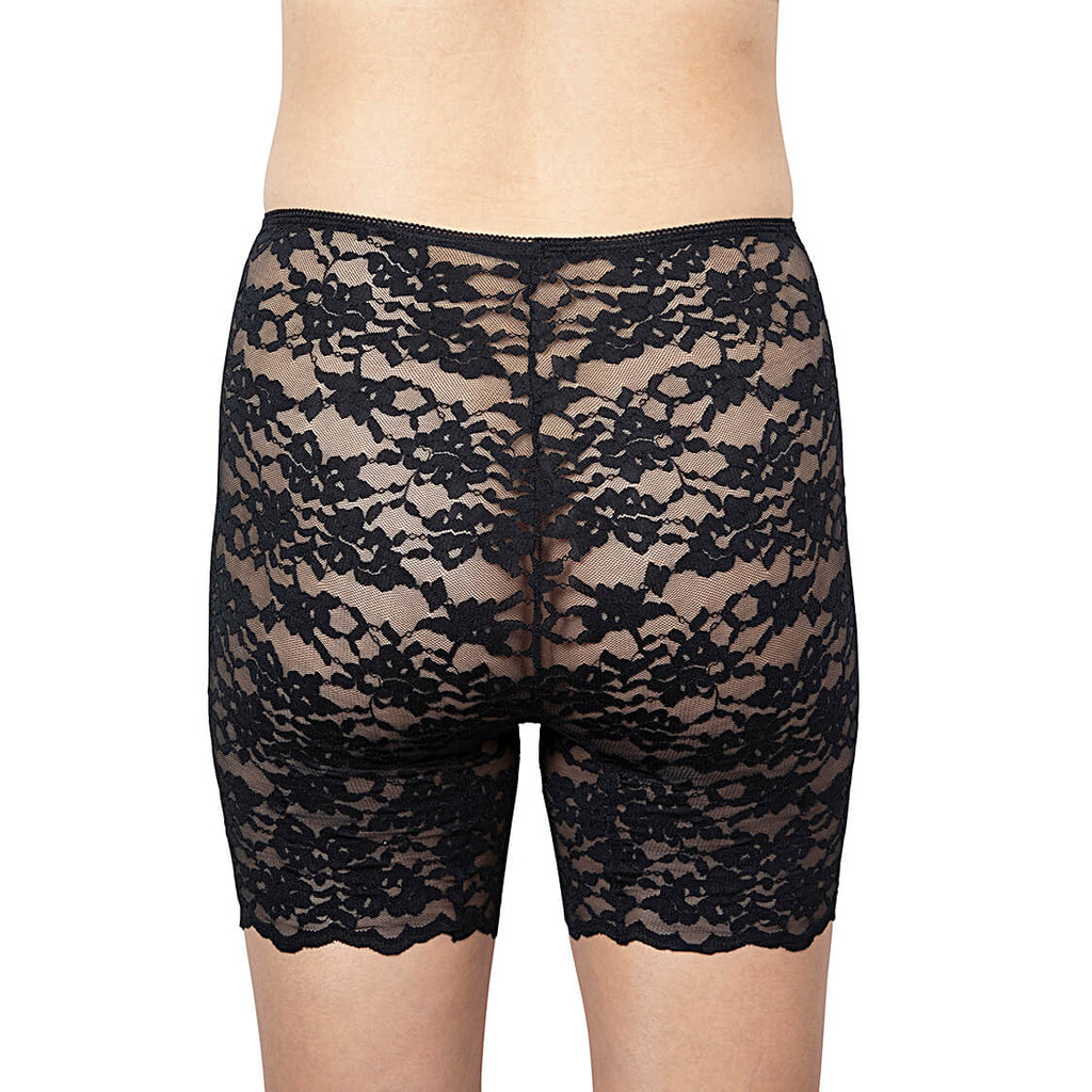 Ecru Lace Slip Shorts for Under Dresses